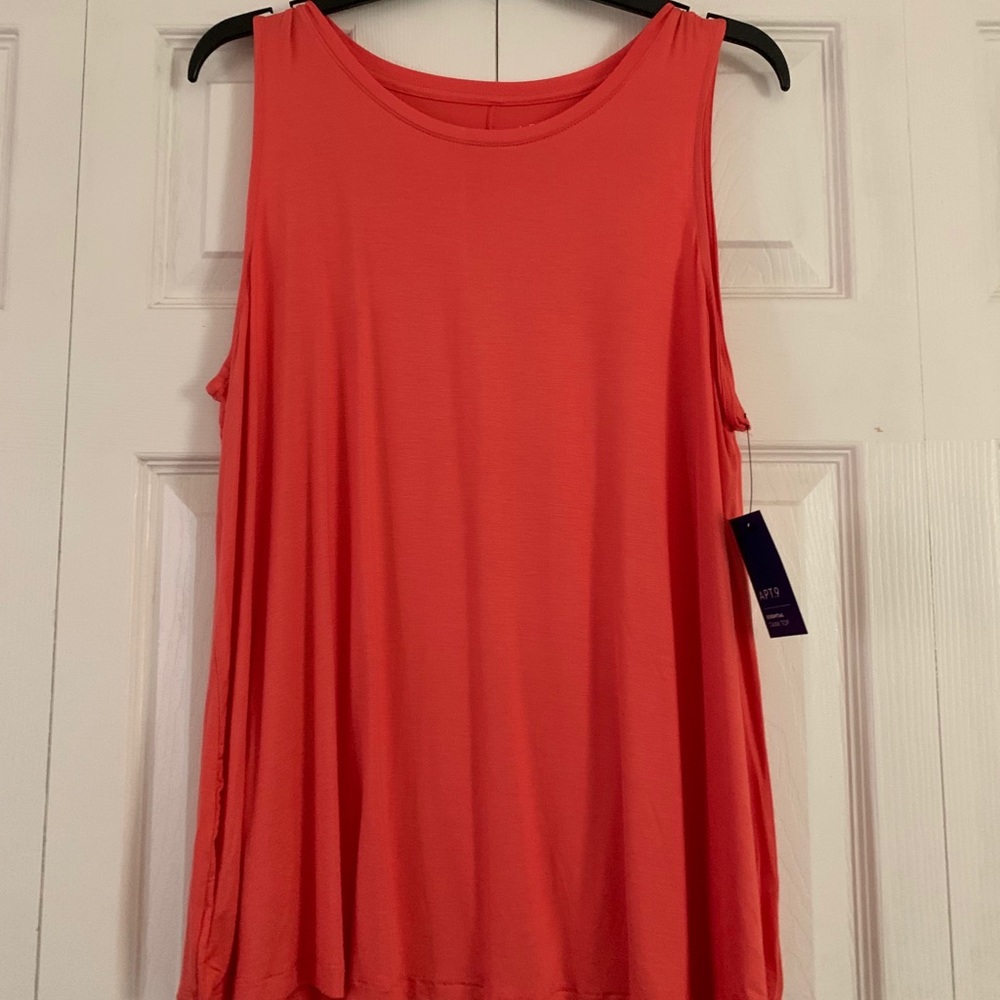 APT. 9 XL pink sleeveless blouse